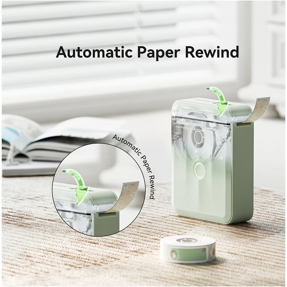 Mini Bluetooth Thermal Label Maker – Portable Inkless Printer